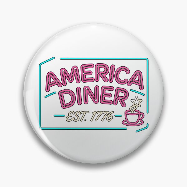 Item preview, America Diner Est 1776 Coffee Lover Patriotic Sign designed and sold by chattsuede.
