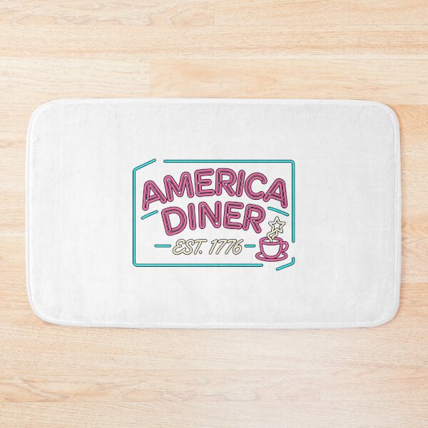 Item preview, America Diner Est 1776 Coffee Lover Patriotic Sign designed and sold by chattsuede.