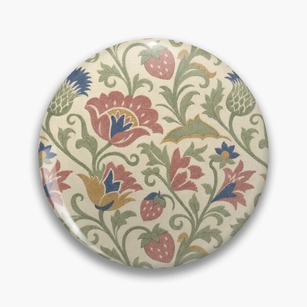 Item preview, Jacobean Hillock Floral Seamless Pattern | Vintage English Crewel Embroidery designed and sold by StickyGuys.