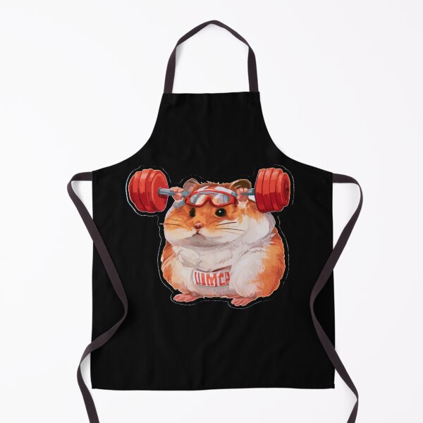 Item preview, Athletic Hamster Lifting Weights designed and sold by DRABaBdesign.