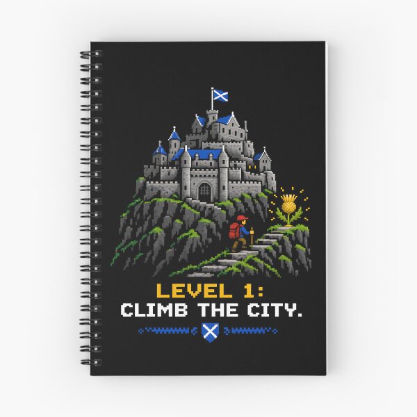 Item preview, Edinburgh Level 1: Climb the City Pixel Quest designed and sold by Fenay Designs.