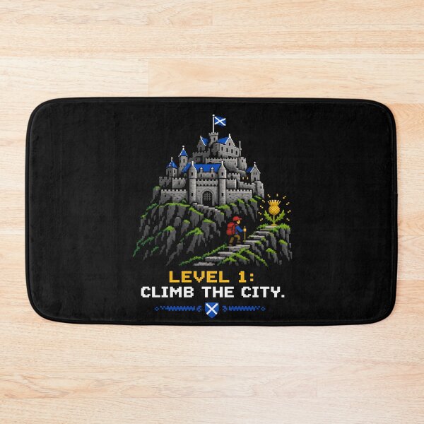 Item preview, Edinburgh Level 1: Climb the City Pixel Quest designed and sold by Fenay Designs.