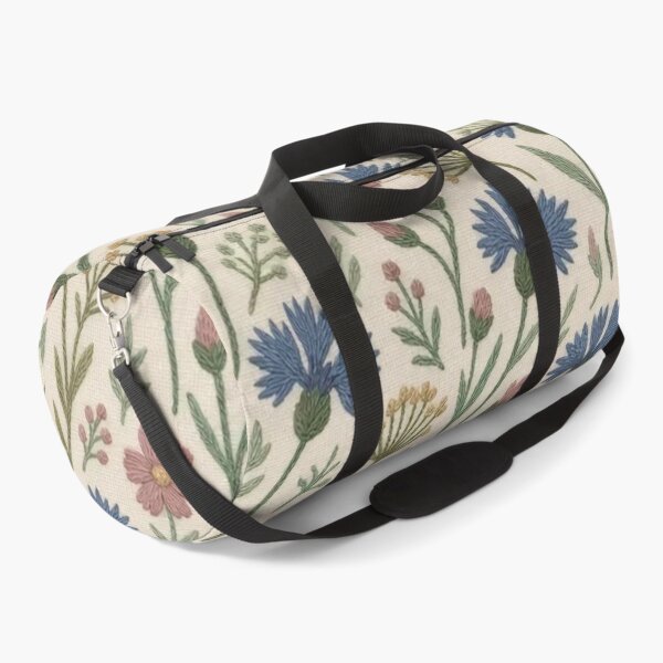 Item preview, Crewel Embroidery Meadow Flower Seamless Pattern | Vintage Wool Stitch Floral designed and sold by StickyGuys.