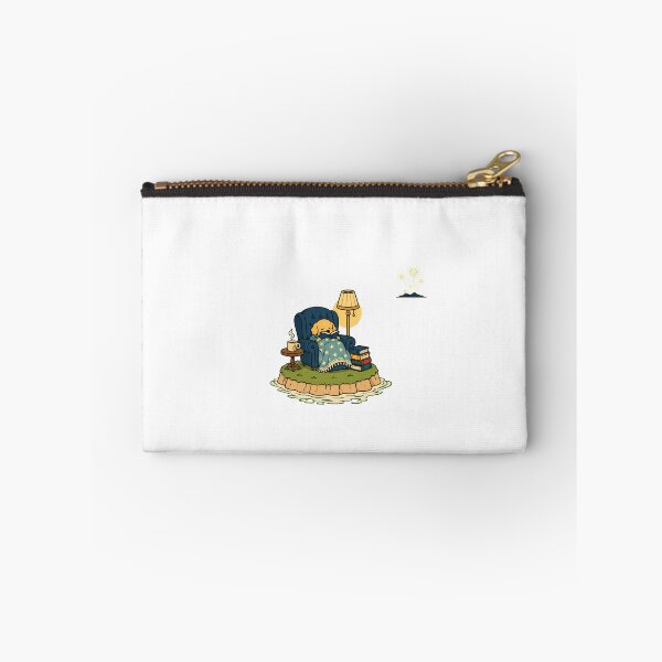 Item preview, Cozy Reading Golden Retriever Puppy Island designed and sold by chattsuede.