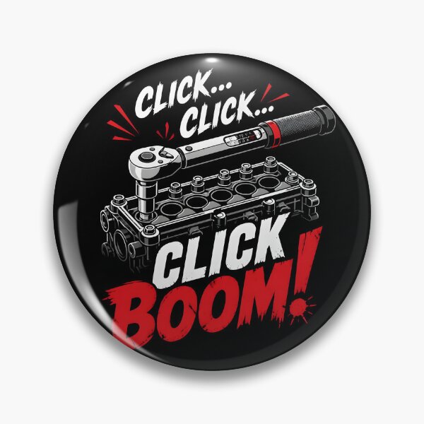 Item preview, Torque Wrench Click Boom Funny Mechanic Torque Specs designed and sold by ThirdShiftLab.
