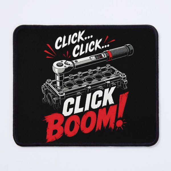 Item preview, Torque Wrench Click Boom Funny Mechanic Torque Specs designed and sold by ThirdShiftLab.