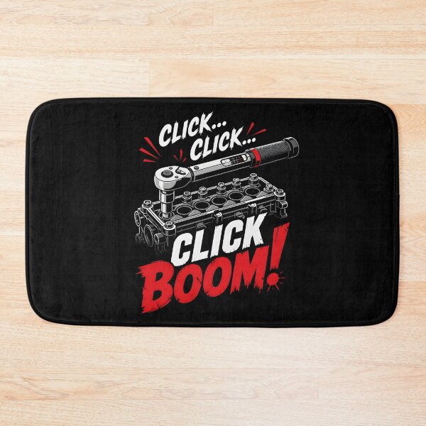 Item preview, Torque Wrench Click Boom Funny Mechanic Torque Specs designed and sold by ThirdShiftLab.