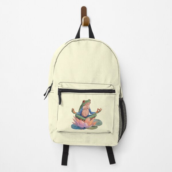 Item preview, Meditating Frog In Lotus Pose designed and sold by jianina-alondra.