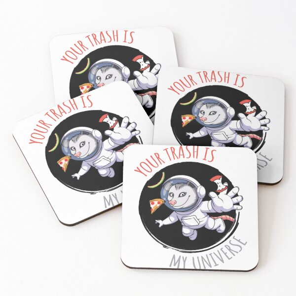 Item preview, Your Trash Is My Universe Possum designed and sold by Sadeetfel.