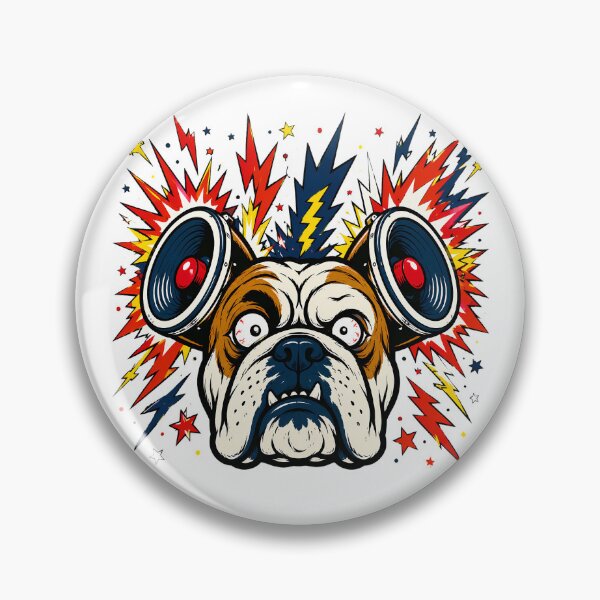 Item preview, Bulldog Speaker Ears Intense Bass Vibrant Dj designed and sold by chattsuede.