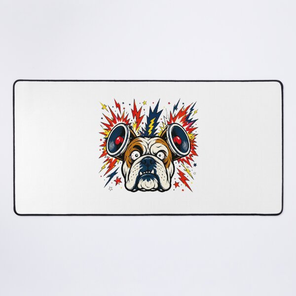 Item preview, Bulldog Speaker Ears Intense Bass Vibrant Dj designed and sold by chattsuede.