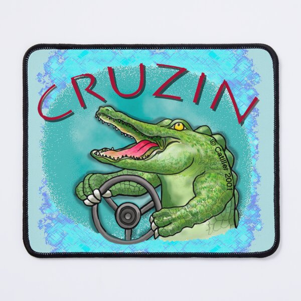 Item preview, Alligator Driving Car designed and sold by artmuvz.
