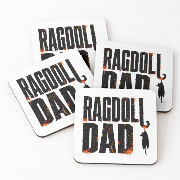 Item preview, Ragdoll Dad Feline Lover Edgy Grunge Typography designed and sold by chattsuede.