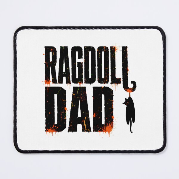 Item preview, Ragdoll Dad Feline Lover Edgy Grunge Typography designed and sold by chattsuede.