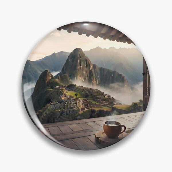 Item preview, Hanok Window to the World: Machu Picchu Ancient Ruins & Andes Mountains | Mystic Fine Art Print designed and sold by SOOstudio73.