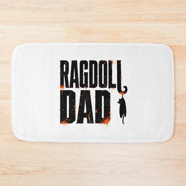 Item preview, Ragdoll Dad Feline Lover Edgy Grunge Typography designed and sold by chattsuede.