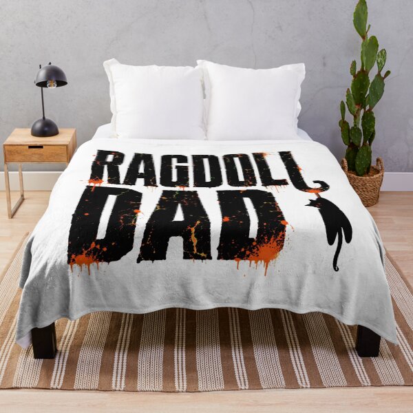 Item preview, Ragdoll Dad Feline Lover Edgy Grunge Typography designed and sold by chattsuede.