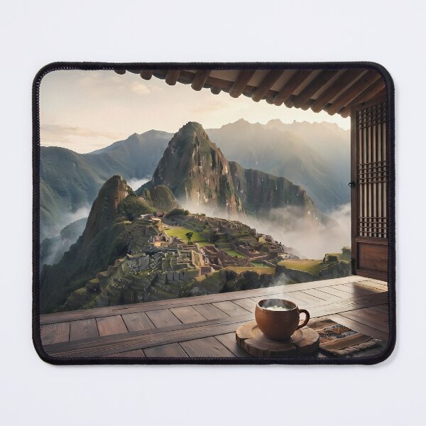Item preview, Hanok Window to the World: Machu Picchu Ancient Ruins & Andes Mountains | Mystic Fine Art Print designed and sold by SOOstudio73.