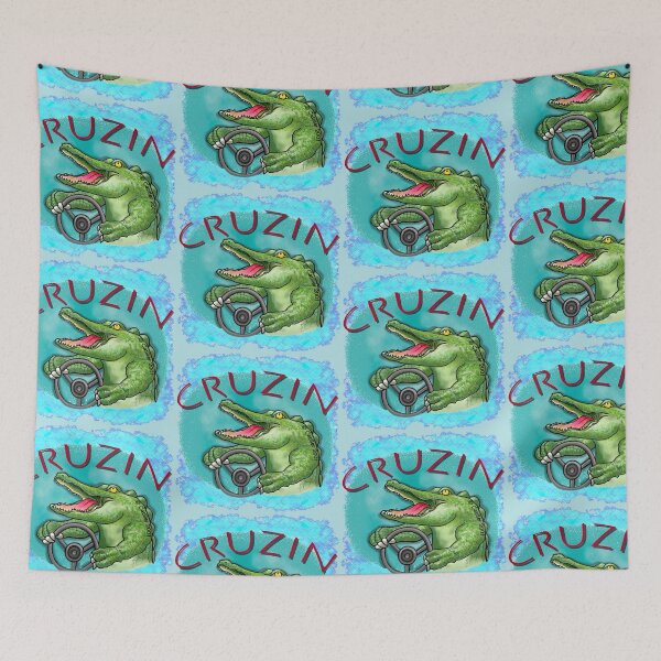 Item preview, Alligator Driving Car designed and sold by artmuvz.