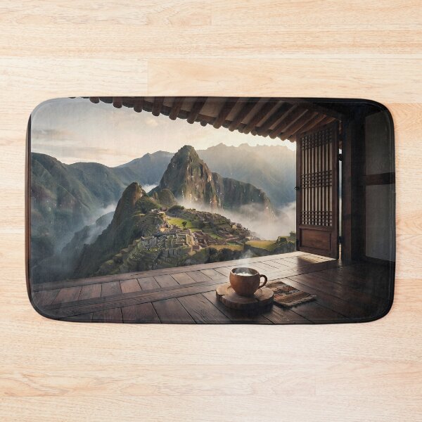 Item preview, Hanok Window to the World: Machu Picchu Ancient Ruins & Andes Mountains | Mystic Fine Art Print designed and sold by SOOstudio73.
