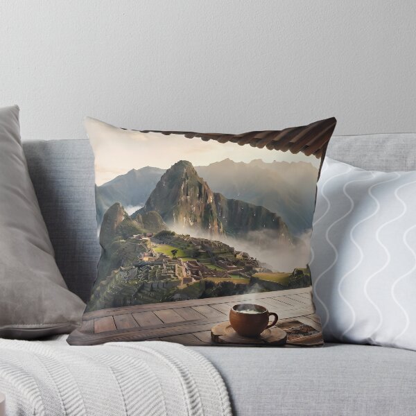 Item preview, Hanok Window to the World: Machu Picchu Ancient Ruins & Andes Mountains | Mystic Fine Art Print designed and sold by SOOstudio73.