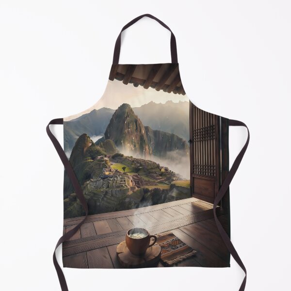 Item preview, Hanok Window to the World: Machu Picchu Ancient Ruins & Andes Mountains | Mystic Fine Art Print designed and sold by SOOstudio73.