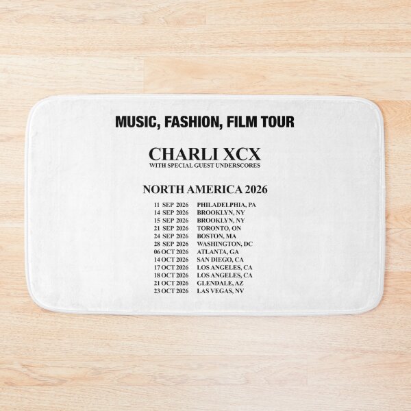 Item preview, Charli XCX – Music, Fashion, Film Tour  designed and sold by filmandstuff.
