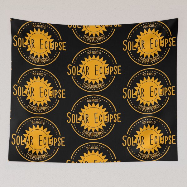 Item preview, Ittoqqortoormiit  Greenland 2026 august 12 Solar Eclipse orange color design designed and sold by EmeraldeaArt.