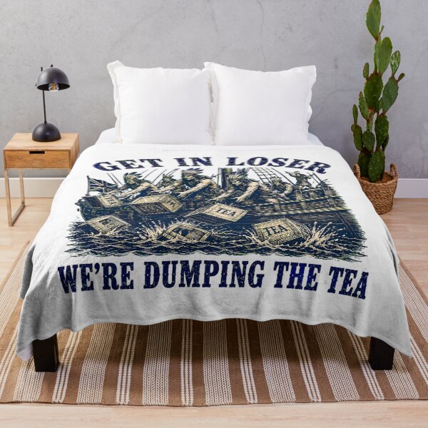 Item preview, Dumping The Tea 1773 Quote Boston Tea Party Meme designed and sold by chattsuede.