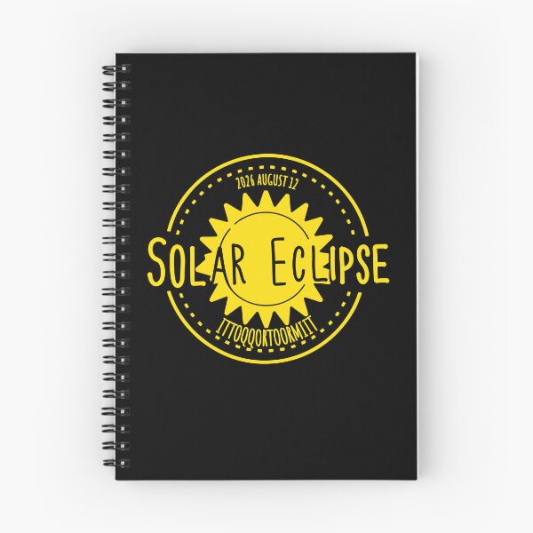 Item preview, Ittoqqortoormiit  Greenland 2026 august 12 Solar Eclipse yellow color design designed and sold by EmeraldeaArt.