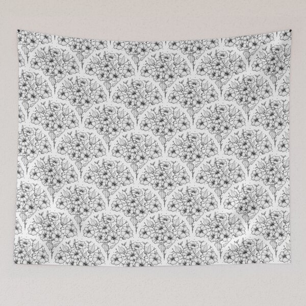 Item preview, Morning Glory Flower Pattern designed and sold by Nicoleta Dabija.