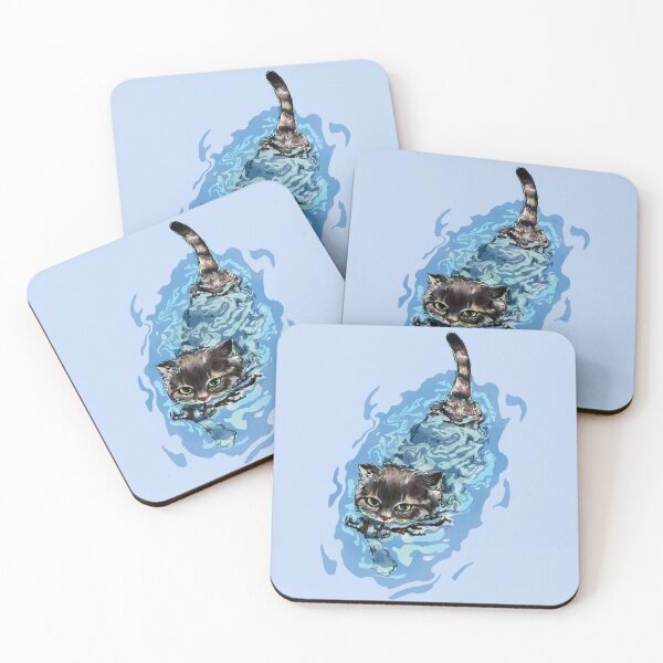 Item preview, Swimming cat designed and sold by sinvee1907.