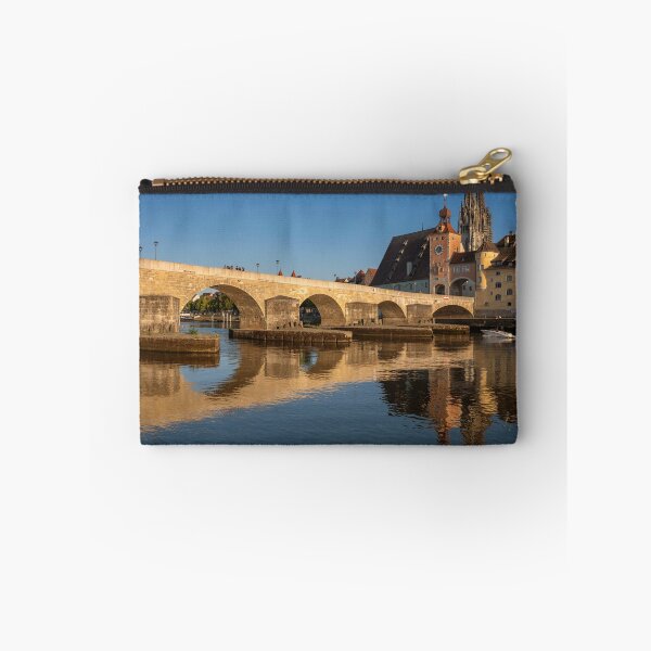 Item preview, Stone Bridge Dusk Reflections, Regensburg designed and sold by Kasia Design.