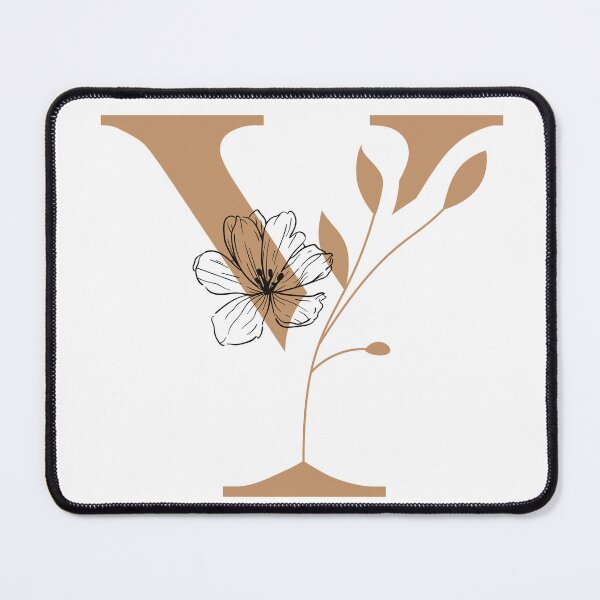 Item preview, Floral Monogram Letter y Sticker | Elegant Botanical Initial y designed and sold by Mia-sanocean.