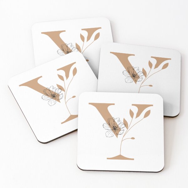 Item preview, Floral Monogram Letter y Sticker | Elegant Botanical Initial y  designed and sold by Mia-sanocean.