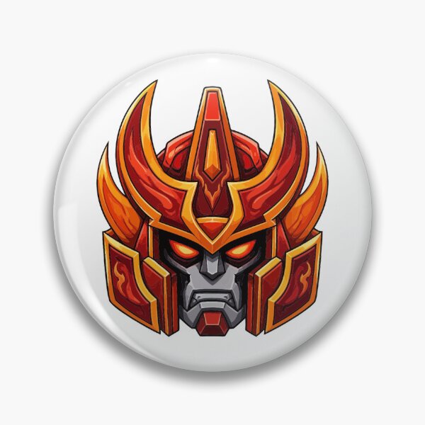 Item preview, Red Mecha Robot Helmet  designed and sold by Orivane Shop.