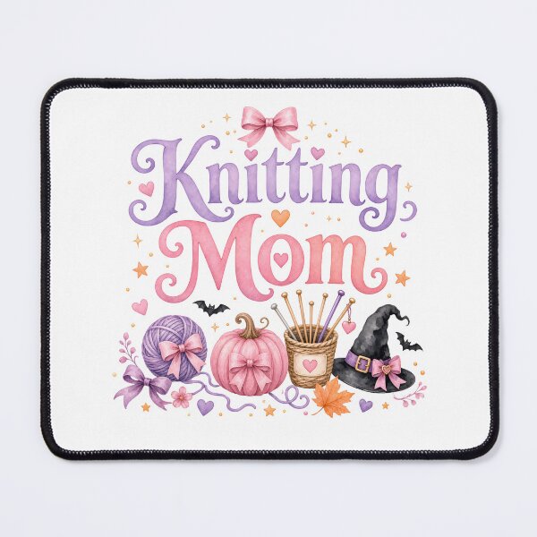 Item preview, Halloween Knitting Mom designed and sold by Blanks for Crafters.