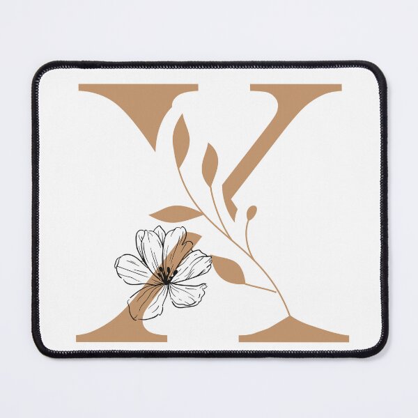 Item preview, Floral Monogram Letter x Sticker | Elegant Botanical Initial x designed and sold by Mia-sanocean.