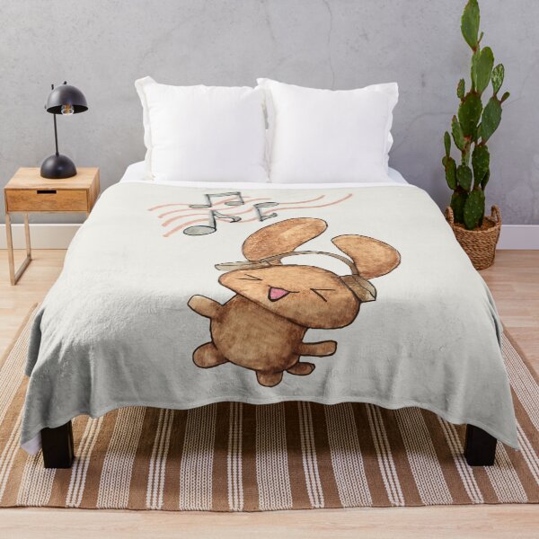 Item preview, mocha cute dog listening to music dancing drawing designed and sold by aperillust.