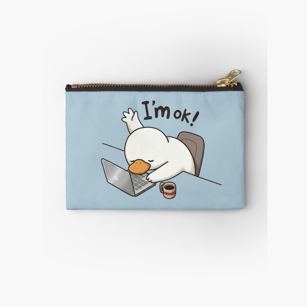 Item preview, Exhausted Developer Duck, I'm Ok! designed and sold by ArtivoNest.