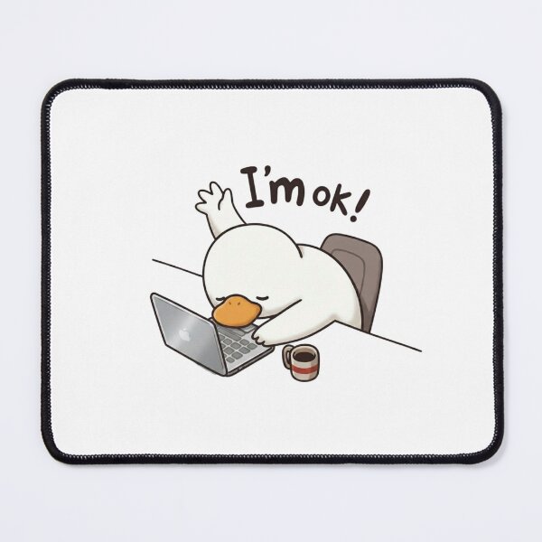 Item preview, Exhausted Developer Duck, I'm Ok! designed and sold by ArtivoNest.
