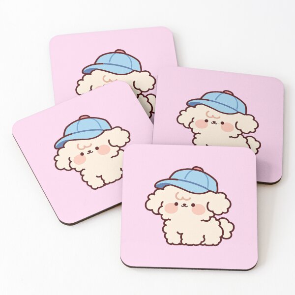 Item preview, Fluffy Puppy Wearing Blue Cap designed and sold by jianina-alondra.