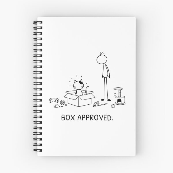 Item preview, Funny Cat Prefers Cardboard Box Over Expensive Cat Toys designed and sold by Pebl-Co.