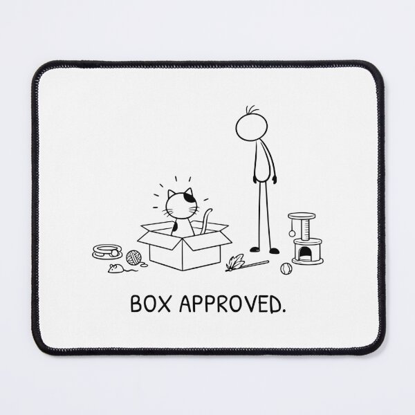 Item preview, Funny Cat Prefers Cardboard Box Over Expensive Cat Toys designed and sold by Pebl-Co.