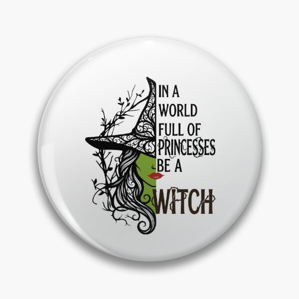 Item preview, in a world full of princesses be a witch  - Botanical Filigree Witch Hat Halloween  designed and sold by Lozarux.