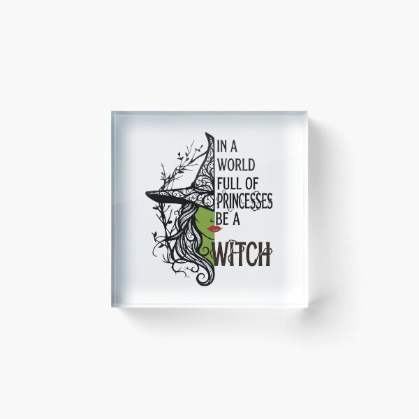 Item preview, in a world full of princesses be a witch  - Botanical Filigree Witch Hat Halloween  designed and sold by Lozarux.
