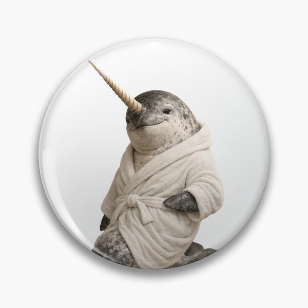 Item preview, Comfy Bathrobe Narwhal designed and sold by Sillytoe.