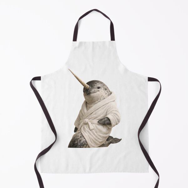Item preview, Comfy Bathrobe Narwhal designed and sold by Sillytoe.