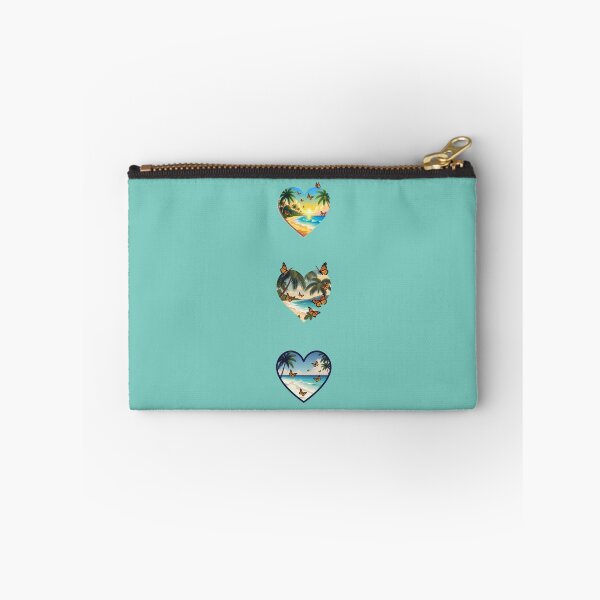 Item preview, Three Vintage Coastal Hearts and Butterflies - Beach Vibes designed and sold by Beachy.