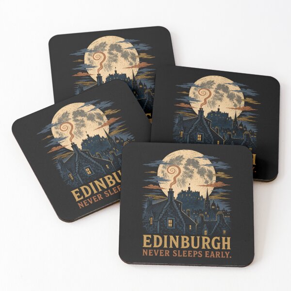 Item preview, Edinburgh Never Sleeps Early: Moonlit Old Town designed and sold by Fenay Designs.